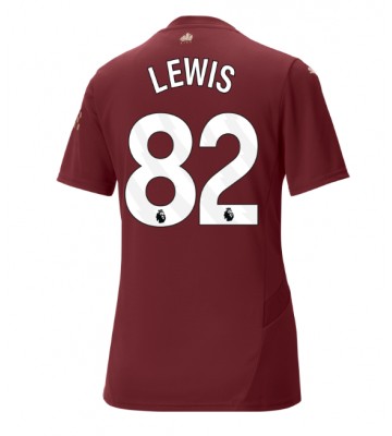 Manchester City Rico Lewis #82 Tredjetröja Dam 2024-25 Kortärmad